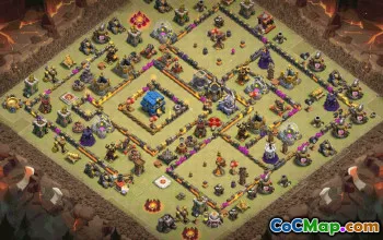 CoC Town Hall 12 Base Layouts with Links | War, Trophy & More #30975