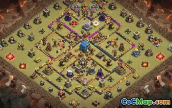 CoC Town Hall 12 Base Layouts with Links | War, Trophy & Village #31837