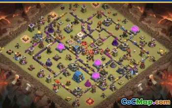 CoC Town Hall 12 Bases & Layouts | War, Trophy, Home Village #28192