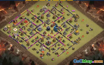 CoC Town Hall 12 Bases & Layouts | War, Trophy & Home Village #30722