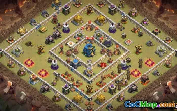 COC Town Hall 12: En İyi Ev, Çiftçilik ve Kupa Üssü Düzenleri #13503