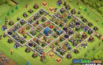 COC市政厅12农业基础布局和地图＃12699