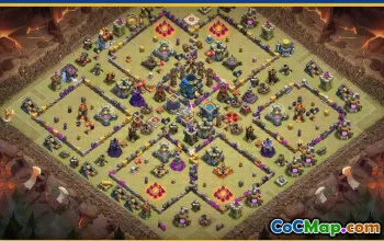 CoC Town Hall 12 Layouts & Base Maps | Copy & Share #27495