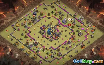 CoC Town Hall 12 Layouts & Base Maps | Home, Trophy, War #30814