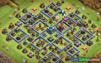 CoC Town Hall 13 Base Layouts: Copy, Link & Maps #15248