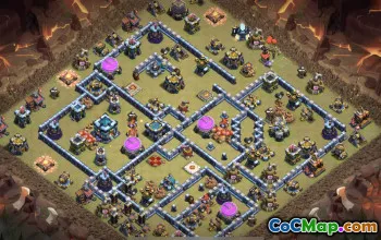 CoC Town Hall 13 Base Layouts | Copy Link & Maps #17202