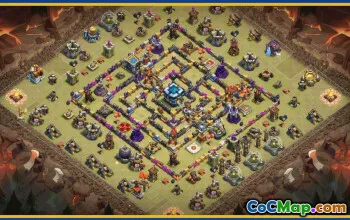 CoC Town Hall 13 Base Layouts & Copy Links | Trophy & Home Village #29130