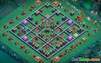 CoC Town Hall 13 Base Layouts & Farming Maps #16965