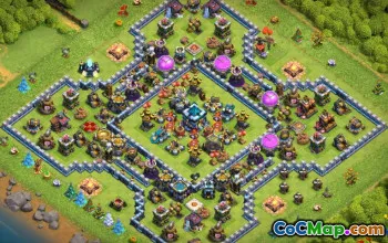 Coc Town Hall 13 Base Layouts: Farming, Trofee & Maps #12984