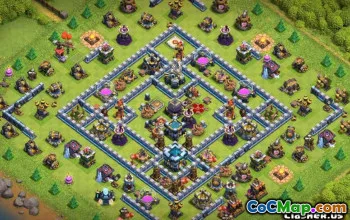 CoC Town Hall 13 Base Layouts: Farming & Trophy Maps #13547