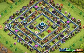 Radnice COC 13 Base Layouts: Farming and Trophy Maps #13550