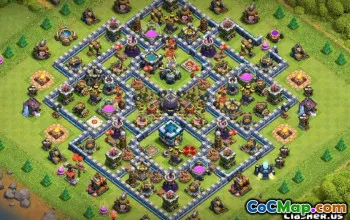 CoC Town Hall 13 Base Layouts: Farming & Trophy Maps #13555