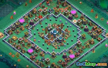 COC Town Hall 13 Baslayouter: Jordbruk och trofékartor #14677
