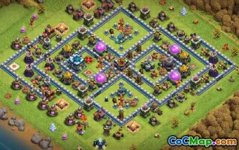 COC Town Hall 13 Baslayouter: Jordbruk, Trophy & Maps #14851