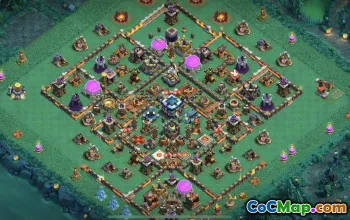 CoC Town Hall 13 Base Layouts: Farming & Trophy Maps #16755