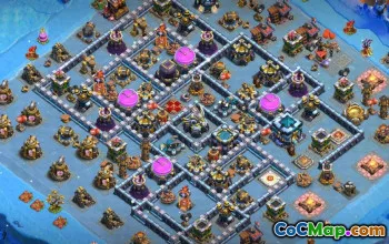 COC Town Hall 13 Baslayouter: Jordbruk, Trophy & War Maps #15366