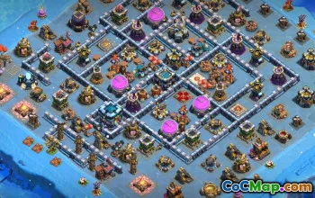 COC Town Hall 13 Baslayouter: Jordbruk, krig och trupper #15374