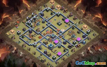 CoC Town Hall 13 Base Layouts: Farming, War & Trophy Maps #17386