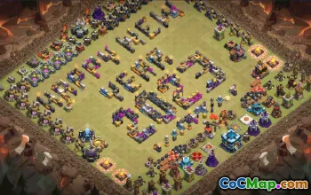 CoC Town Hall 13 Base Layouts | Funny, Progress & Home Village Maps #31305