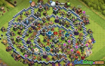 CoC Town Hall 13 Base Layouts: Funny, Trophy, & Farming Maps #17504