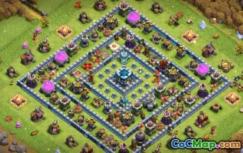 COC Town Hall 13 Baslayouter: Hem, Trophy & Farming Maps #15141