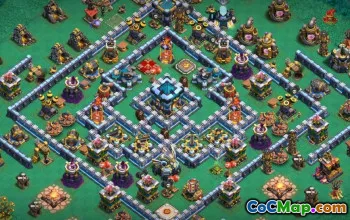 CoC Town Hall 13 Layouts Base: Home, Trophy & War Maps #14787