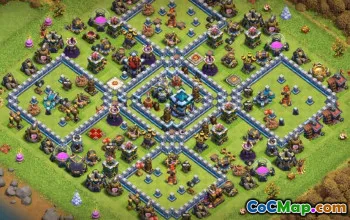 MAPOS DE BASE TELIAÇÃO 13 BASE: Home, Trophy & War Maps #14802