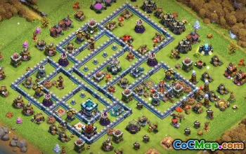 CoC Town Hall 13 Layouts Base: Home, Trophy & War Maps #15240