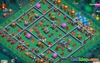 CoC Town Hall 13 Layouts Base: Home, Trophy & War Maps #15358