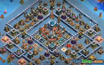 CoC Town Hall 13 Layouts Base: Home, Trophy & War Maps #15416