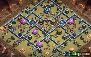 COC Town Hall 13 Baslayouter: Hem, krig, jordbrukskartor #15836