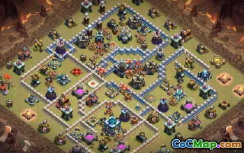 CoC Town Hall 13 Base Layouts: Home, War & Farming Maps #16629