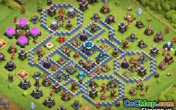 Coc Town Hall 13 Base Layouts: Home, War & Trophy Maps #13249