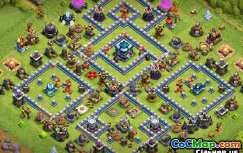 Coc Town Hall 13 Base Layouts: Home, War & Trophy Maps #13254