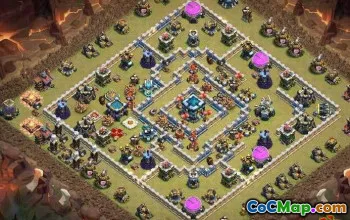 CoC Town Hall 13 Layouts Base: Home, War & Trophy Maps #13717