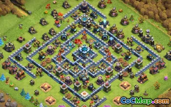 CoC Town Hall 13 Base Layouts: Home, War & Trophy Maps #14283