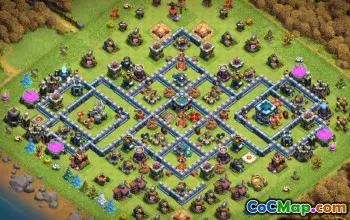 CoC Town Hall 13 Layouts Base: Home, War & Trophy Maps #14285