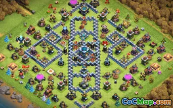 COC Town Hall 13 Baslayouter: Hem, War & Trophy Maps #14286