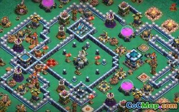 CoC Town Hall 13 Layouts Base: Home, War, Trophy Maps #14680