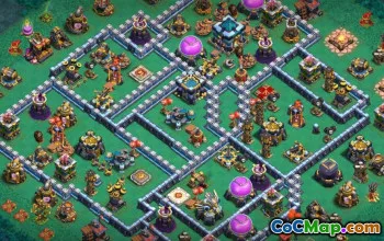 CoC Town Hall 13 Base Layouts: Home, War & Trophy Maps #14759