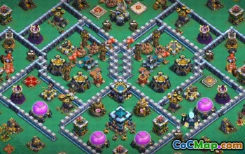 CoC Town Hall 13 Base Layouts: Home, War, Trophy Maps #14760