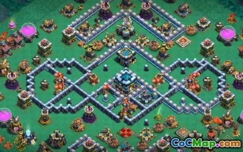 COC Town Hall 13 Baslayouter: Hem, War & Trophy Maps #14782