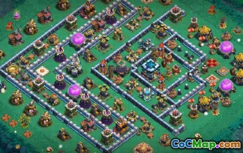 CoC Town Hall 13 Base Layouts: Home, War & Trophy Maps #14869