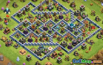 CoC Town Hall 13 Layouts Base: Home, War & Trophy Maps #14949