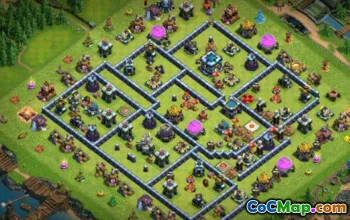 CoC Town Hall 13 Base Layouts: Home, War & Trophy Maps #16301
