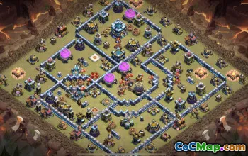 CoC Town Hall 13 Base Layouts: Home, War & Trophy Maps #17199