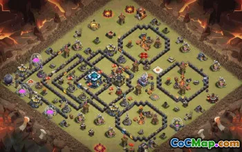 CoC Town Hall 13 & Base Layouts | Home, War, Trophy Maps #33571