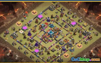 CoC Town Hall 13 Base Layouts & Link | Farming, Trophy, Map #29913