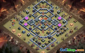 CoC Town Hall 13 Base Layouts & Link | Farming, War, Trophy #27675