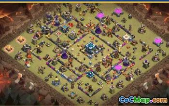 CoC Town Hall 13 Base Layouts & Links | Home, Trophy, War Maps #29976